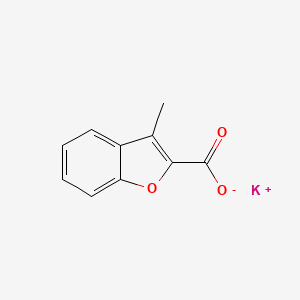 molecular formula C10H7KO3 B7725380 potassium;3-methyl-1-benzofuran-2-carboxylate 