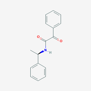 molecular formula C16H15NO2 B077254 alpha-Oxo-N-[(R)-1-phenylethyl]phenylacetamide CAS No. 10549-15-2