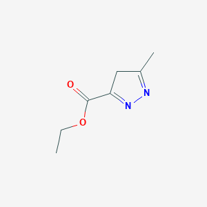 molecular formula C7H10N2O2 B7725467 ethyl 5-methyl-4H-pyrazole-3-carboxylate 