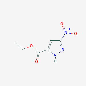 molecular formula C6H7N3O4 B7725629 ethyl 3-nitro-1H-pyrazole-5-carboxylate 