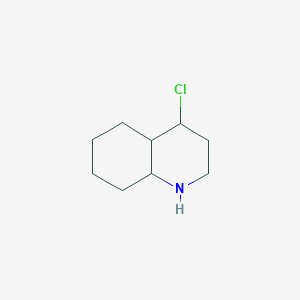 molecular formula C9H16ClN B7725809 4-Chlorodecahydroquinoline 