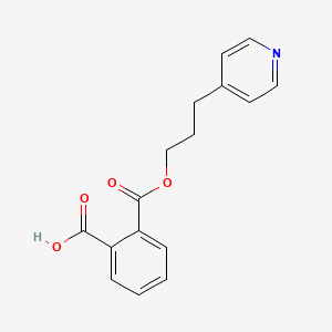 molecular formula C16H15NO4 B7725916 Phthalic acid mono-(3-pyridin-4-yl-propyl) ester 
