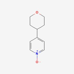 molecular formula C10H13NO2 B7726184 4-(Tetrahydro-2H-pyran-4-yl)pyridine 1-oxide 