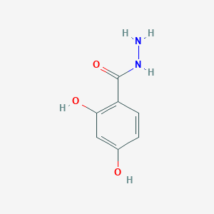 molecular formula C7H8N2O3 B077264 2,4-Dihydroxybenzohydrazide CAS No. 13221-86-8