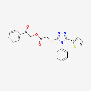 molecular formula C22H17N3O3S2 B7726473 MFCD03621214 