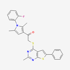 molecular formula C27H22FN3OS2 B7726753 MFCD02330241 