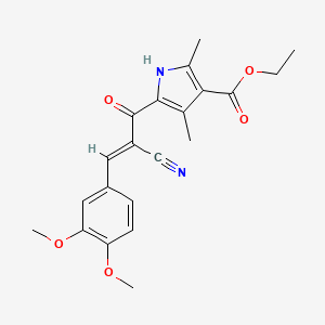 molecular formula C21H22N2O5 B7726781 MFCD02361366 