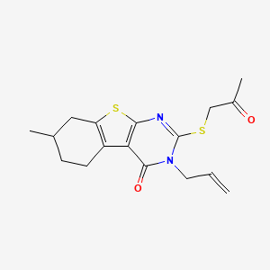 molecular formula C17H20N2O2S2 B7726798 MFCD03618950 