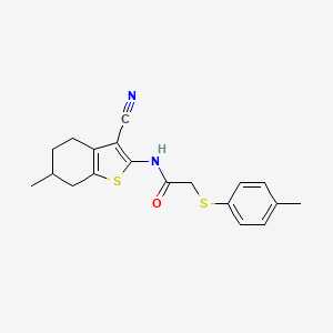 molecular formula C19H20N2OS2 B7726887 MFCD02361529 