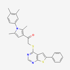 molecular formula C28H25N3OS2 B7726889 MFCD02330427 