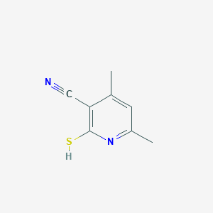 molecular formula C8H8N2S B7726983 4,6-dimethyl-2-sulfanylpyridine-3-carbonitrile 