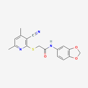 molecular formula C17H15N3O3S B7726987 microRNA-21-IN-2 