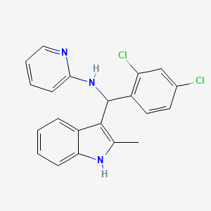 molecular formula C21H17Cl2N3 B7727015 MFCD04064402 