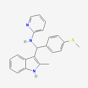 molecular formula C22H21N3S B7727020 MFCD03847403 