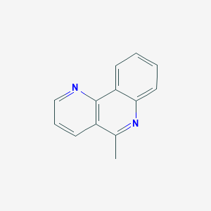 molecular formula C13H10N2 B7727135 5-Methylbenzo[h][1,6]naphthyridine 