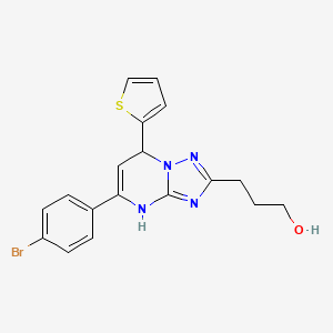 molecular formula C18H17BrN4OS B7727216 MFCD03847457 
