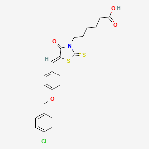 molecular formula C23H22ClNO4S2 B7727264 MFCD06258752 