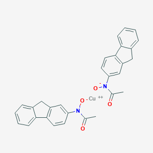molecular formula C30H24CuN2O4 B077273 copper N-(9H-fluoren-2-yl)-N-oxidoacetamide CAS No. 14751-90-7