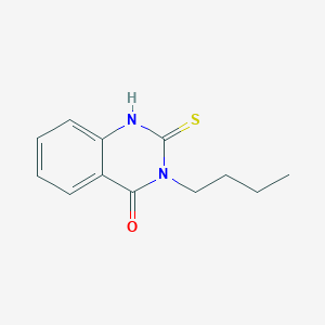 molecular formula C12H14N2OS B077274 3-Butyl-2-mercapto-3H-quinazolin-4-one CAS No. 13906-07-5