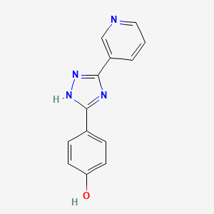 4-[5-(pyridin-3-yl)-1H-1,2,4-triazol-3-yl]phenol