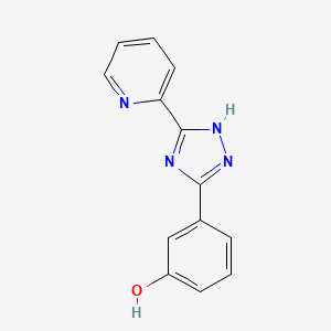 3-[5-(pyridin-2-yl)-1H-1,2,4-triazol-3-yl]phenol