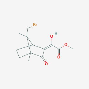 methyl (2E)-[7-(bromomethyl)-4,7-dimethyl-3-oxobicyclo[2.2.1]hept-2-ylidene](hydroxy)ethanoate