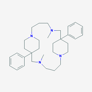 1,5,10,14-Tetraazatricyclo(14.2.2.2(sup 7,10))docosane, 5,14-dimethyl-7,16-diphenyl-
