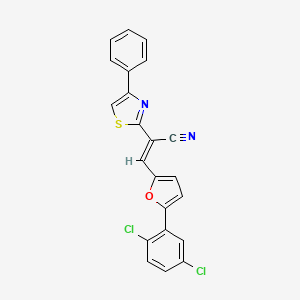 molecular formula C22H12Cl2N2OS B7727770 MFCD04175839 