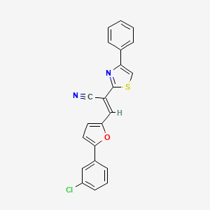 molecular formula C22H13ClN2OS B7727778 MFCD03847338 