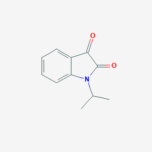 molecular formula C11H11NO2 B077278 1-异丙基-1H-吲哚-2,3-二酮 CAS No. 10487-31-7