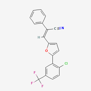 molecular formula C20H11ClF3NO B7727949 MFCD02371033 