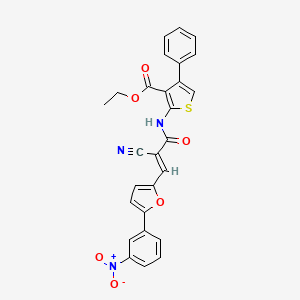 molecular formula C27H19N3O6S B7728120 MFCD01945575 