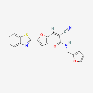 molecular formula C20H13N3O3S B7728134 MFCD04173279 