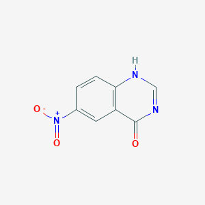 molecular formula C8H5N3O3 B7728430 6-nitro-1H-quinazolin-4-one 