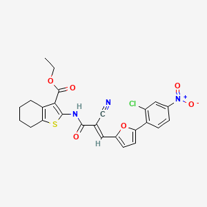 molecular formula C25H20ClN3O6S B7728471 C25H20ClN3O6S 