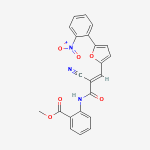 molecular formula C22H15N3O6 B7728506 MFCD02364407 