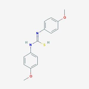 molecular formula C15H16N2O2S B7728695 N,N'-bis(4-methoxyphenyl)carbamimidothioic acid 