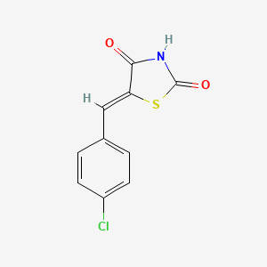 molecular formula C10H6ClNO2S B7729498 (Z)-5-(4-Chlorobenzylidene)thiazolidine-2,4-dione 