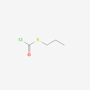 molecular formula C4H7ClOS B077297 S-Propyl chlorothioformate CAS No. 13889-92-4