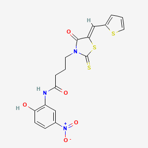 molecular formula C18H15N3O5S3 B7729707 MFCD02330914 