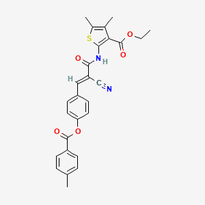 molecular formula C27H24N2O5S B7729922 MFCD02364637 