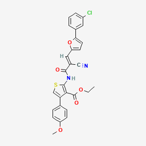 molecular formula C28H21ClN2O5S B7729956 MFCD01946389 
