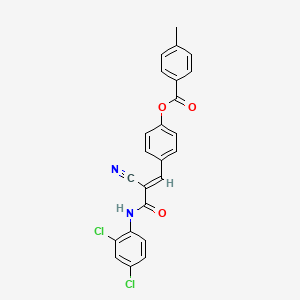 molecular formula C24H16Cl2N2O3 B7729972 MFCD02364650 