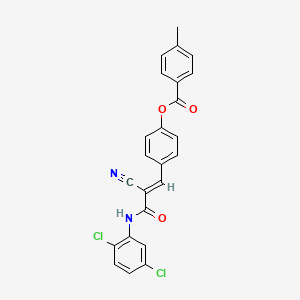 molecular formula C24H16Cl2N2O3 B7729973 MFCD02364649 