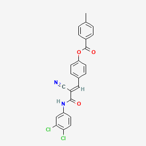 molecular formula C24H16Cl2N2O3 B7729978 MFCD02364651 