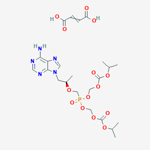 molecular formula C₁₉H₃₀N₅O₁₀P. C₄H₄O₄ B000773 Viread CAS No. 202138-50-9