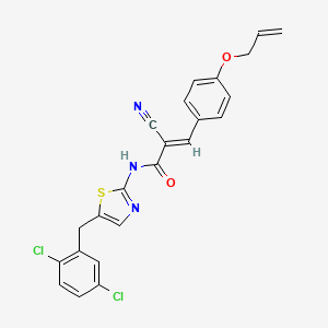molecular formula C23H17Cl2N3O2S B7730037 MFCD02333521 