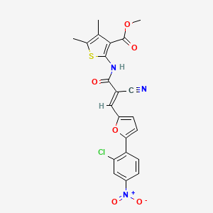 molecular formula C22H16ClN3O6S B7730062 MFCD02371092 