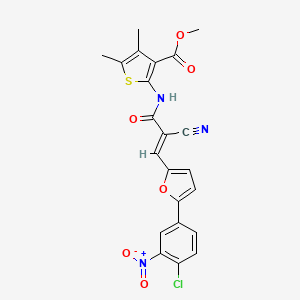 molecular formula C22H16ClN3O6S B7730063 MFCD02371068 
