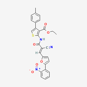 molecular formula C28H21N3O6S B7730092 MFCD01942692 